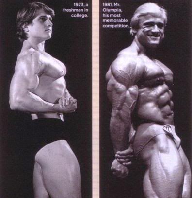 Tom Platz before and after