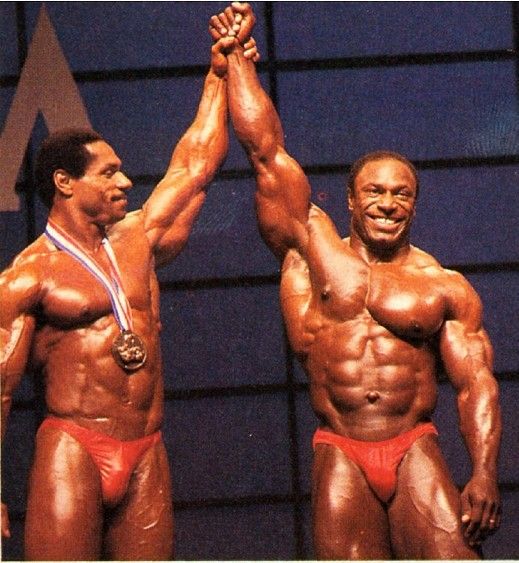 Mike Christian with Lee Haney