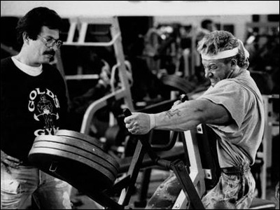 Mike Mentzer and Dorian Yates
